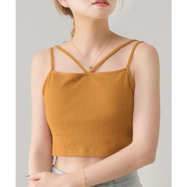 YEL0 | ショートテレコキャミ | RETRO GIRL