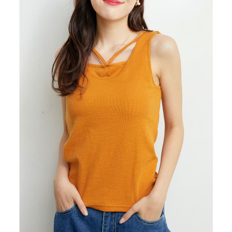 ORG0 | デザインカップ付タンク | RETRO GIRL