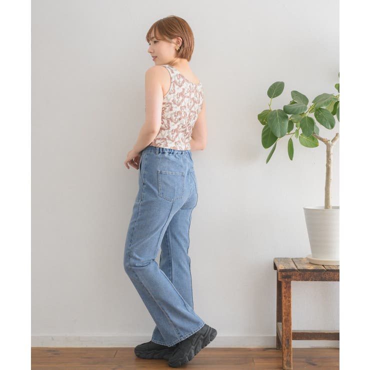 柄テレコカップ付タンク | RETRO GIRL | 詳細画像6 