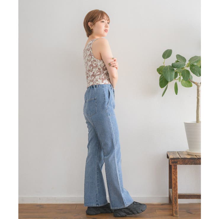 柄テレコカップ付タンク | RETRO GIRL | 詳細画像7 