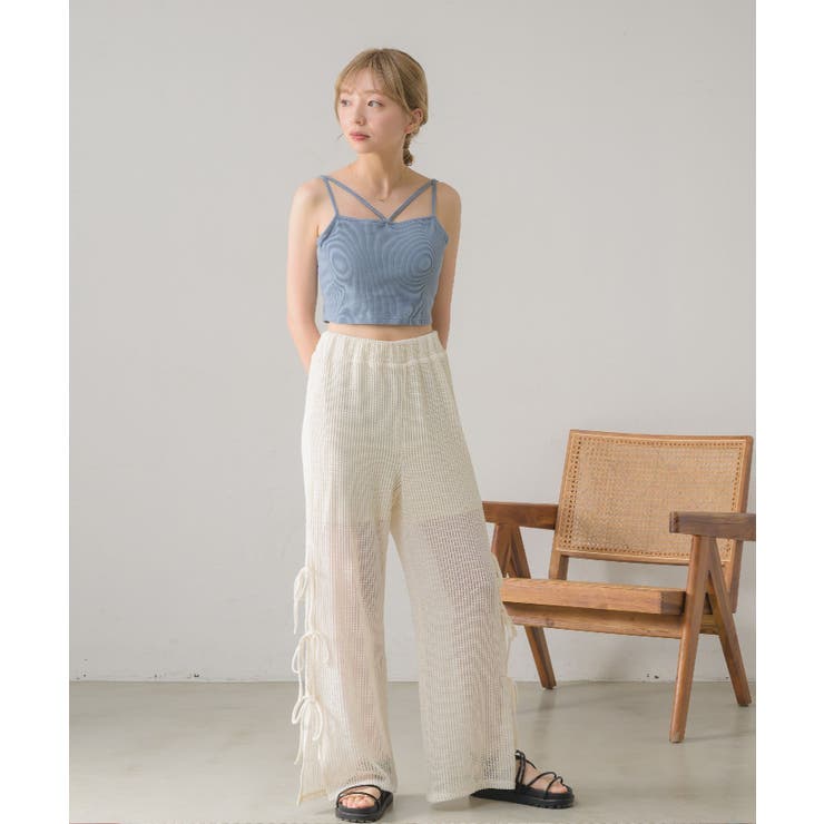 サイドリボンメッシュPT | RETRO GIRL | 詳細画像11 