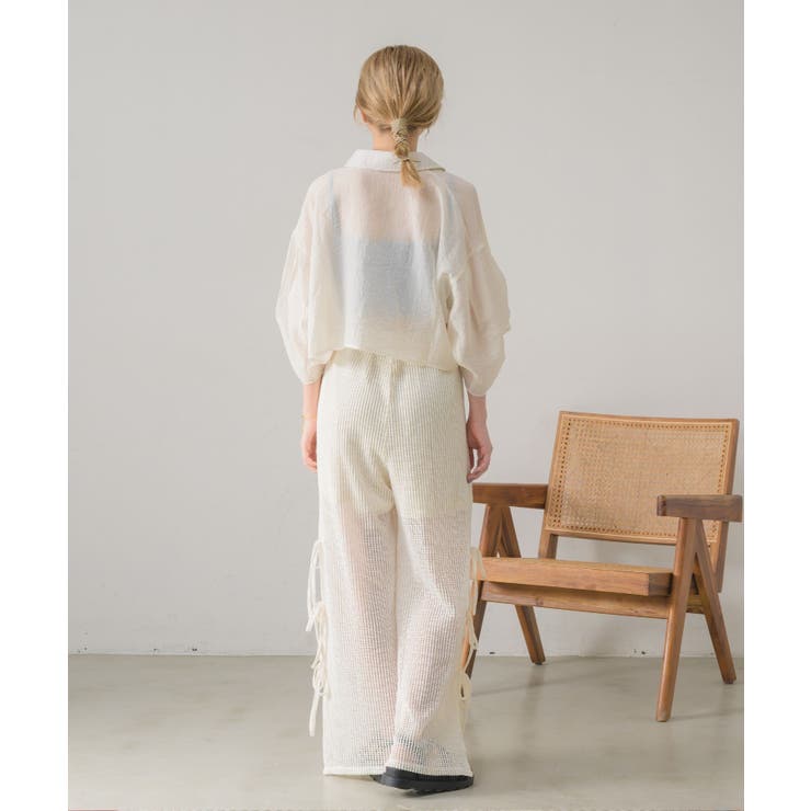 サイドリボンメッシュPT | RETRO GIRL | 詳細画像14 