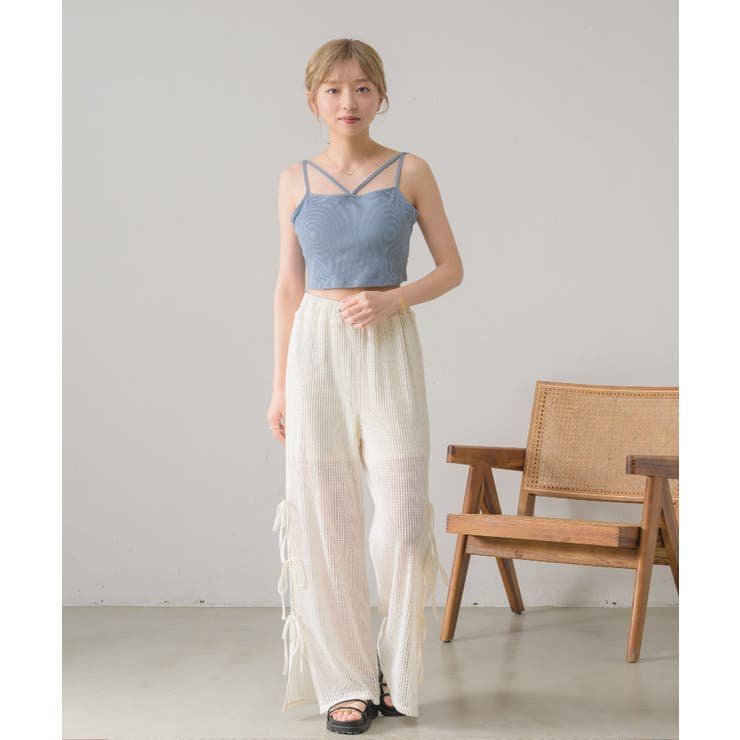 サイドリボンメッシュPT | RETRO GIRL | 詳細画像16 