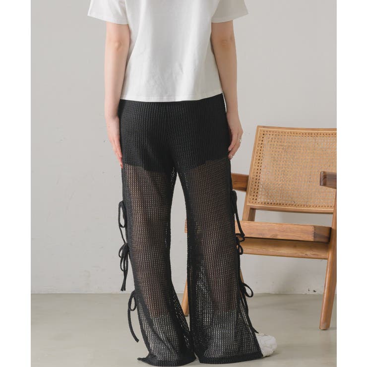 サイドリボンメッシュPT | RETRO GIRL | 詳細画像19 