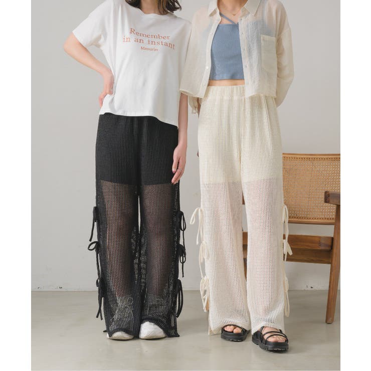 サイドリボンメッシュPT | RETRO GIRL | 詳細画像24 