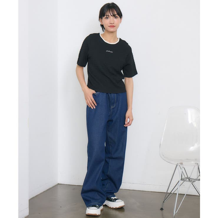 ロゴ刺繍ジャガードCT | RETRO GIRL | 詳細画像10 