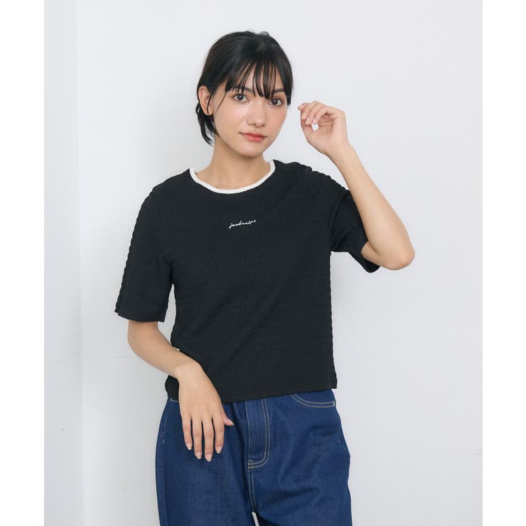 ロゴ刺繍ジャガードCT | RETRO GIRL | 詳細画像14 
