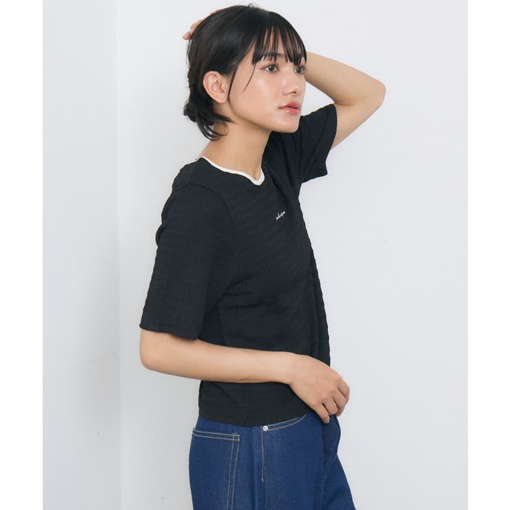 ロゴ刺繍ジャガードCT | RETRO GIRL | 詳細画像15 