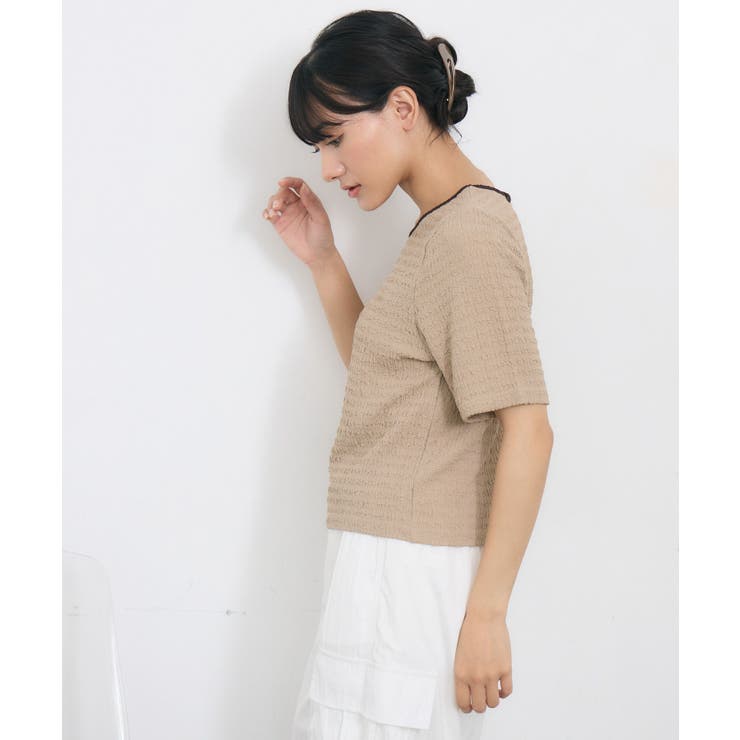 ロゴ刺繍ジャガードCT | RETRO GIRL | 詳細画像24 