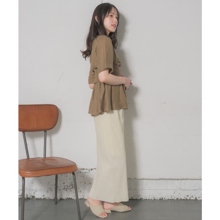 ギャザードッキング半袖SH | RETRO GIRL | 詳細画像11 