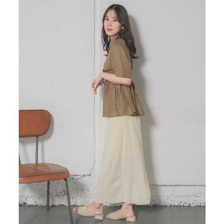 ギャザードッキング半袖SH | RETRO GIRL | 詳細画像12 