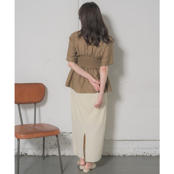 ギャザードッキング半袖SH | RETRO GIRL | 詳細画像13 