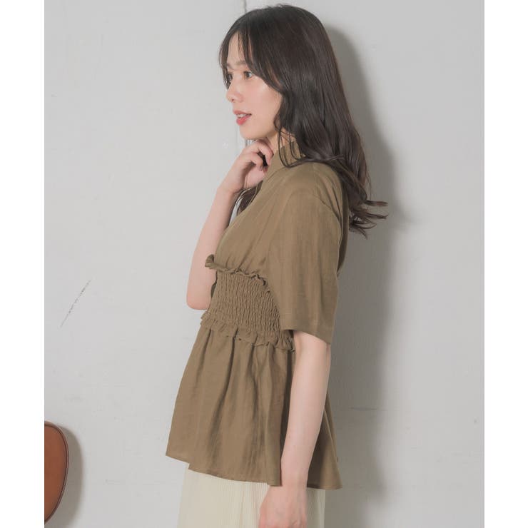 ギャザードッキング半袖SH | RETRO GIRL | 詳細画像16 