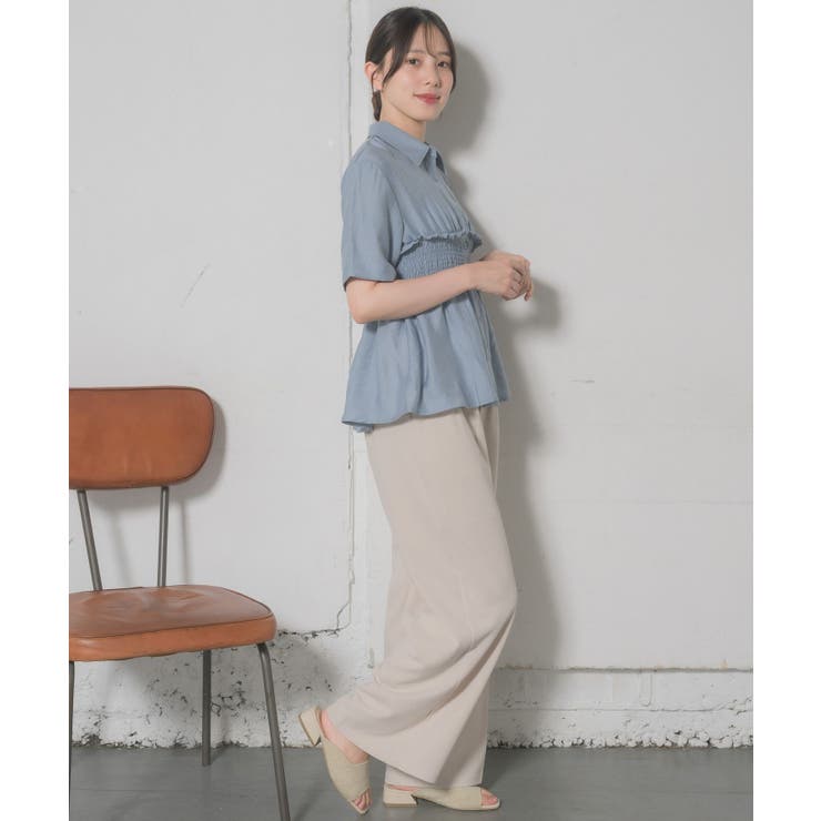 ギャザードッキング半袖SH | RETRO GIRL | 詳細画像19 