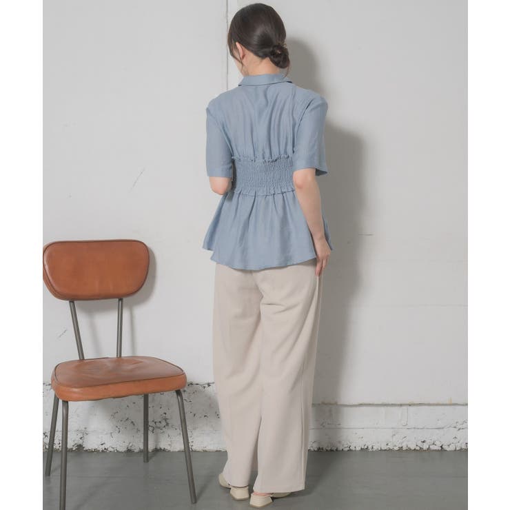 ギャザードッキング半袖SH | RETRO GIRL | 詳細画像21 