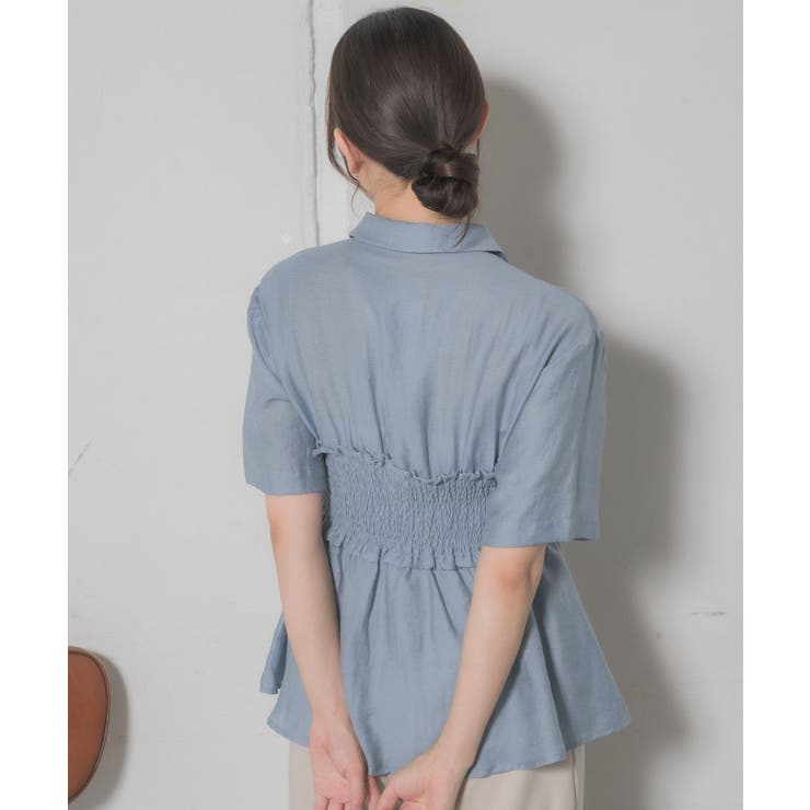 ギャザードッキング半袖SH | RETRO GIRL | 詳細画像25 