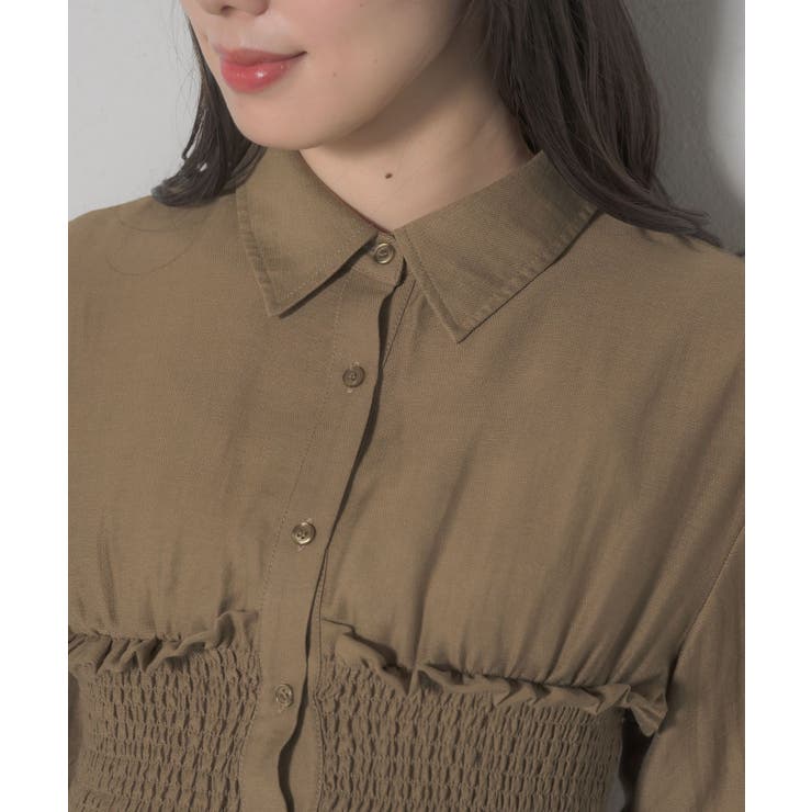 ギャザードッキング半袖SH | RETRO GIRL | 詳細画像26 