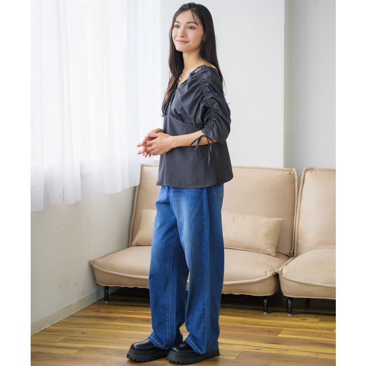 前釦オフショルBL | RETRO GIRL | 詳細画像12 