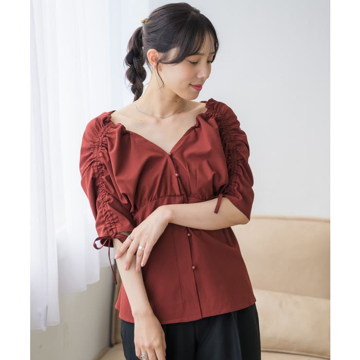 前釦オフショルBL | RETRO GIRL | 詳細画像22 