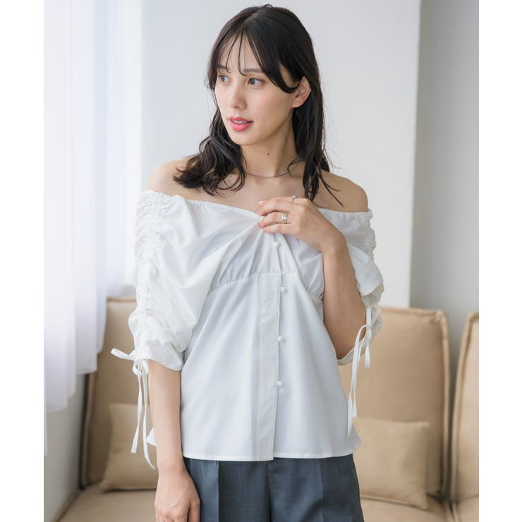 前釦オフショルBL | RETRO GIRL | 詳細画像6 