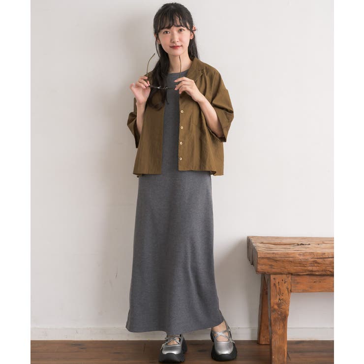 GRY0 | カップ付ノースリOP | RETRO GIRL