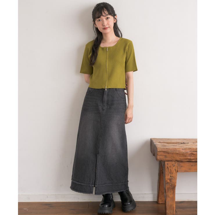 クルーZIPカーデ | RETRO GIRL | 詳細画像10 