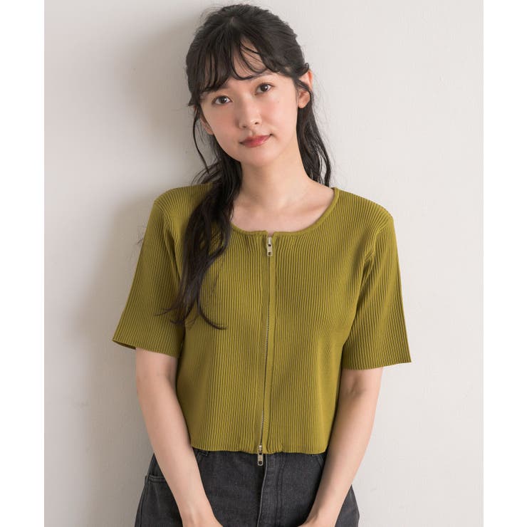 クルーZIPカーデ | RETRO GIRL | 詳細画像14 