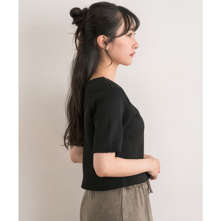 クルーZIPカーデ | RETRO GIRL | 詳細画像7 