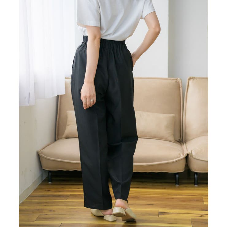 麻ライクラフパンツ[品番：RTGW0008249]｜RETRO GIRL（レトロガール