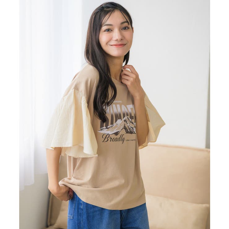 BEG0 | 袖切替リメイクTEE | RETRO GIRL