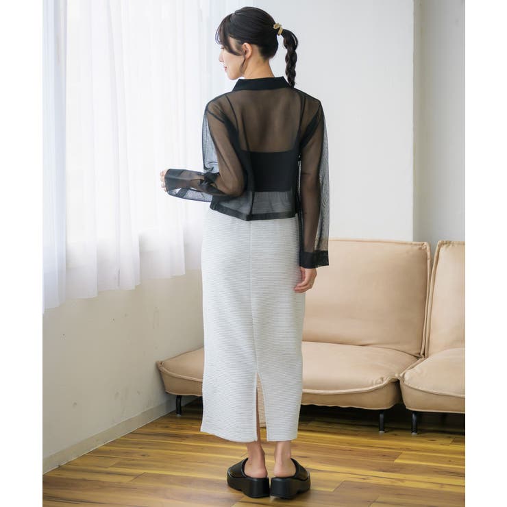 襟付シアーカーデ | RETRO GIRL | 詳細画像13 