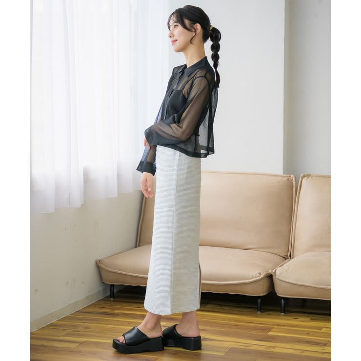 襟付シアーカーデ | RETRO GIRL | 詳細画像14 