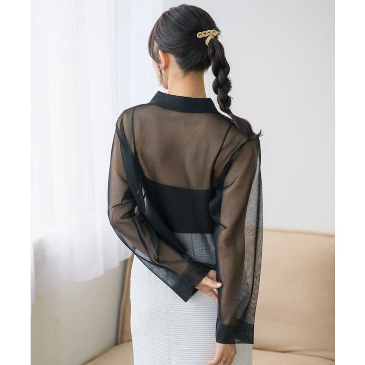 襟付シアーカーデ | RETRO GIRL | 詳細画像18 