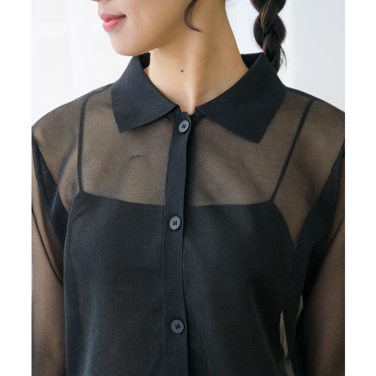 襟付シアーカーデ | RETRO GIRL | 詳細画像27 