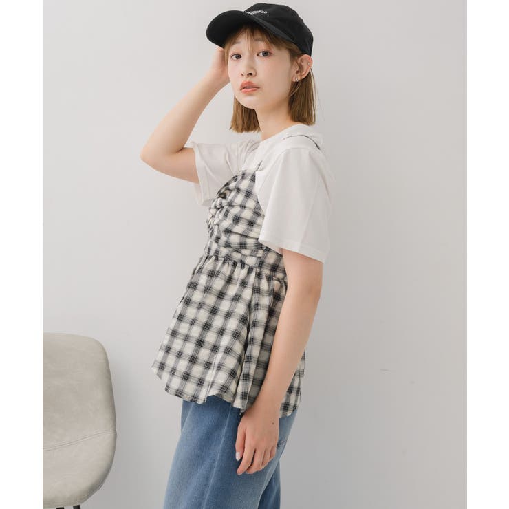 チェックイレヘムビスチェ | RETRO GIRL | 詳細画像11 