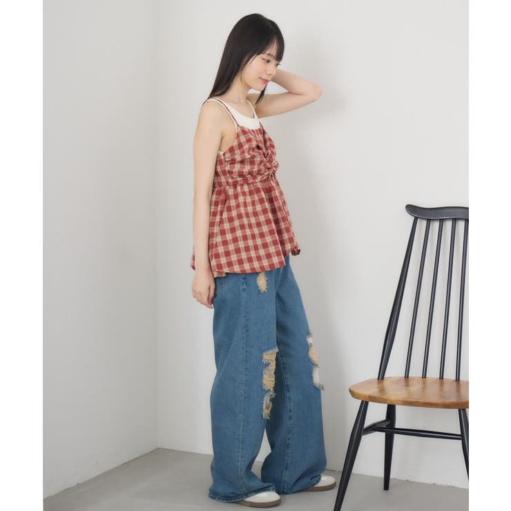 チェックイレヘムビスチェ | RETRO GIRL | 詳細画像13 