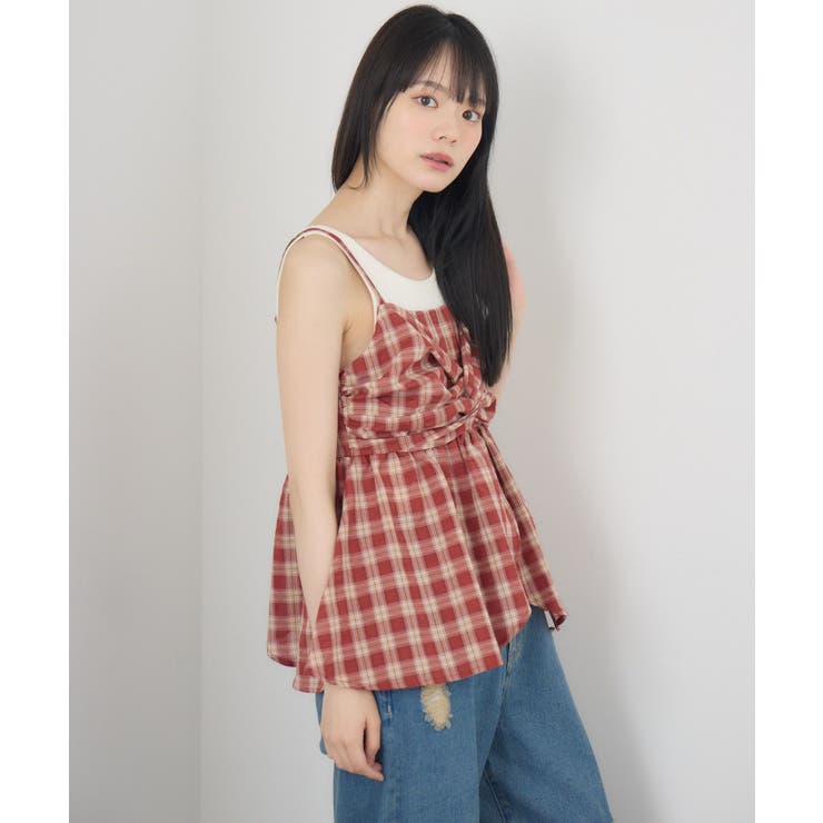 チェックイレヘムビスチェ | RETRO GIRL | 詳細画像17 