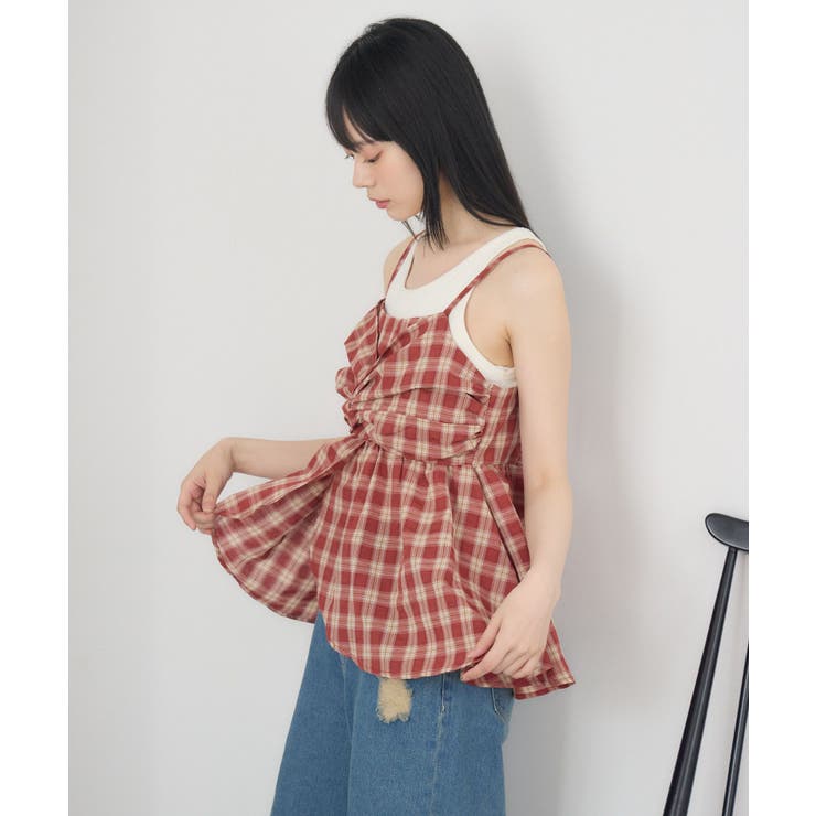 チェックイレヘムビスチェ | RETRO GIRL | 詳細画像19 