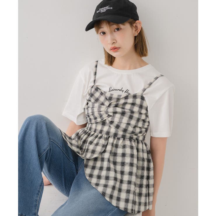 チェックイレヘムビスチェ | RETRO GIRL | 詳細画像2 