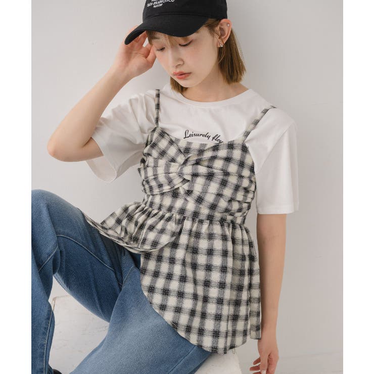 チェックイレヘムビスチェ | RETRO GIRL | 詳細画像3 