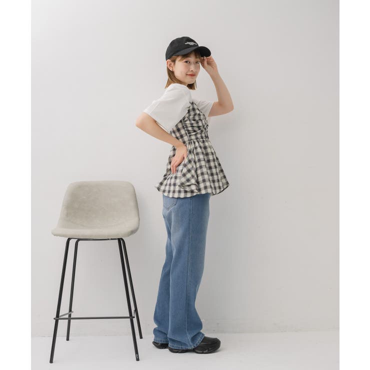 チェックイレヘムビスチェ | RETRO GIRL | 詳細画像5 