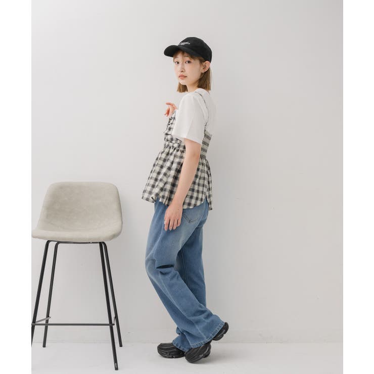 チェックイレヘムビスチェ | RETRO GIRL | 詳細画像7 