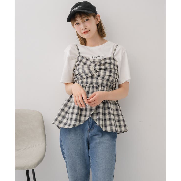 チェックイレヘムビスチェ | RETRO GIRL | 詳細画像8 