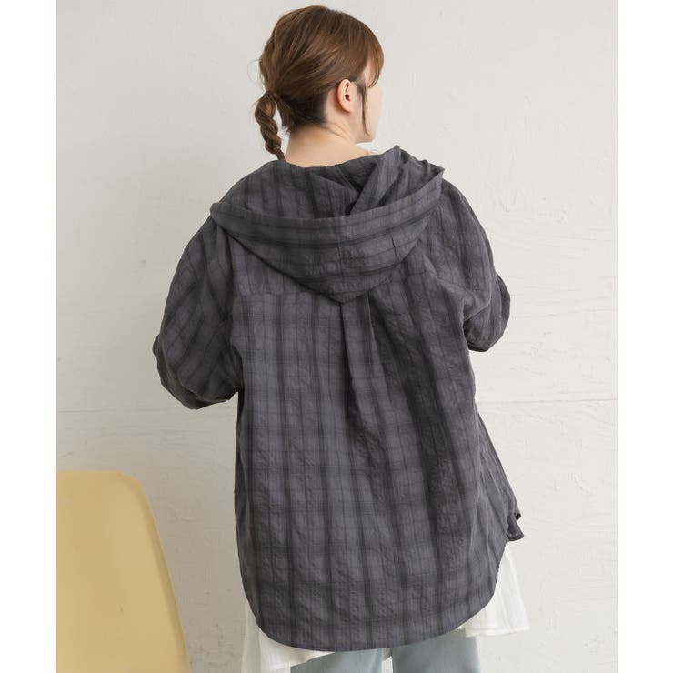 シアーフーディーシャツ | RETRO GIRL | 詳細画像29 