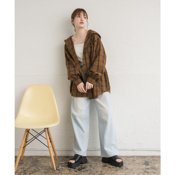 シアーフーディーシャツ | RETRO GIRL | 詳細画像33 