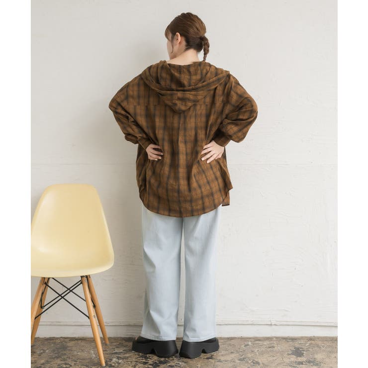 シアーフーディーシャツ | RETRO GIRL | 詳細画像35 