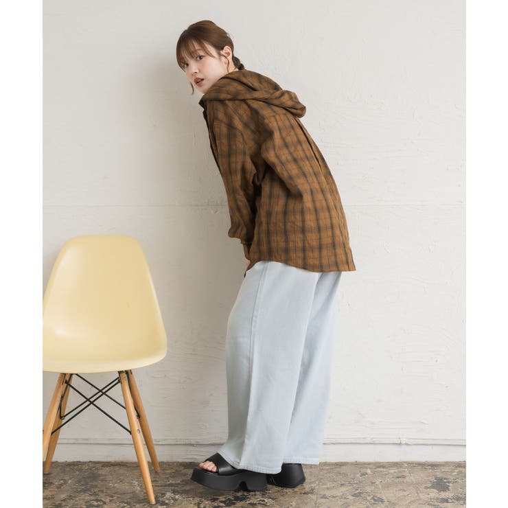 シアーフーディーシャツ | RETRO GIRL | 詳細画像36 