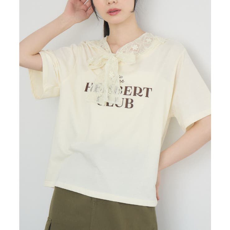 WHT4 | BIGTEE×スカーフSET | RETRO GIRL