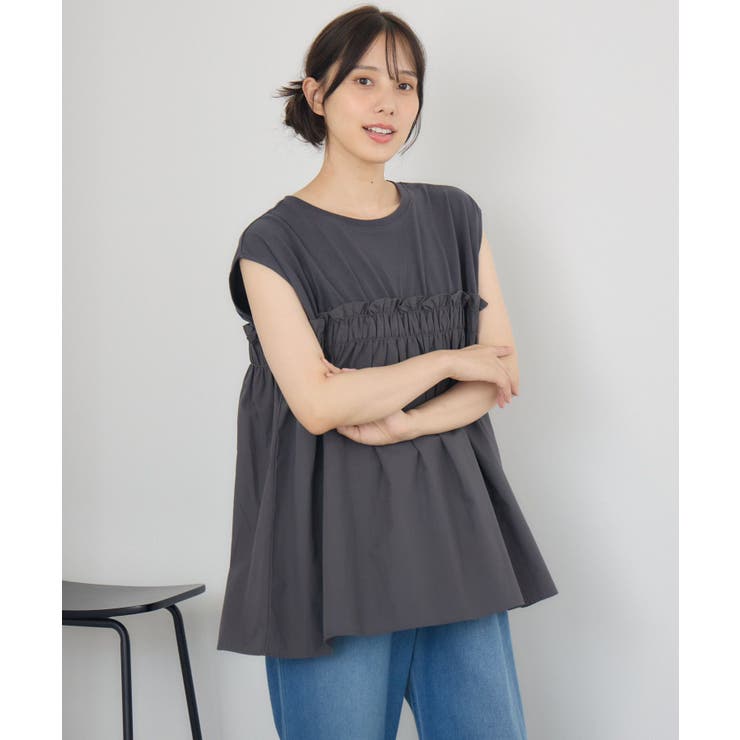 ウエスト切替ノースリTEE | RETRO GIRL | 詳細画像2 