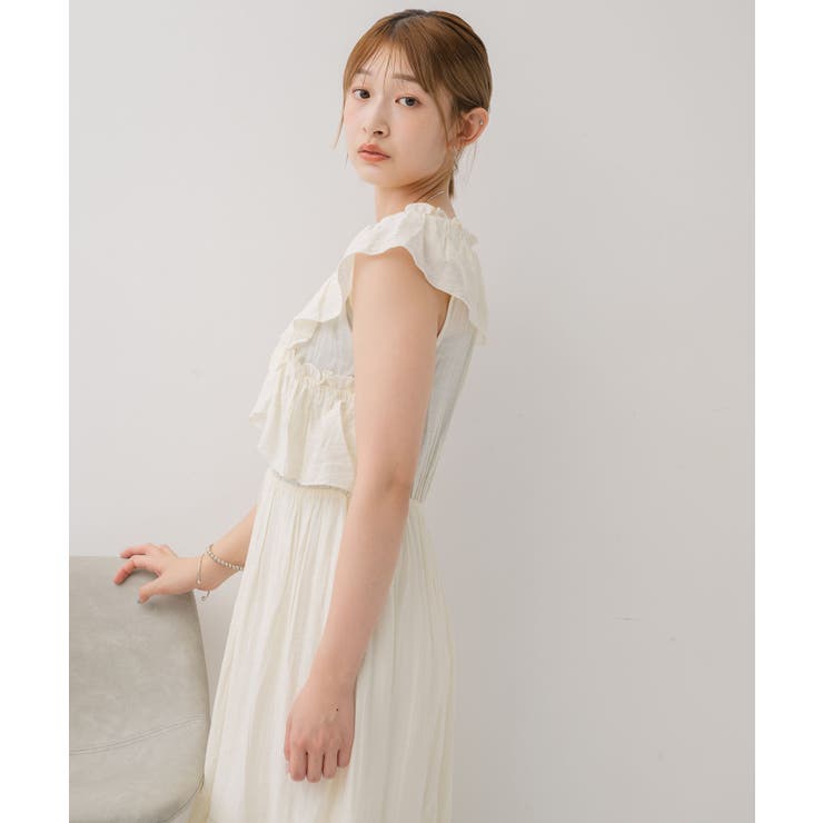 フリルギャザーOP | RETRO GIRL | 詳細画像13 